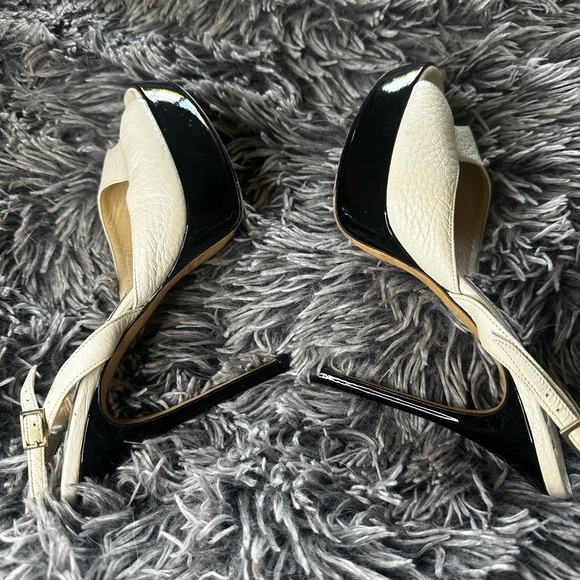 NWT Jimmy Choo peep toe slingback heels , Size 6 - Picture 4 of 5